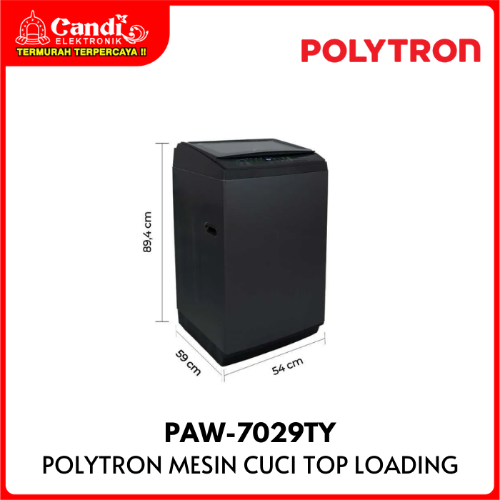 Polytron  Washing Machine Top Loading